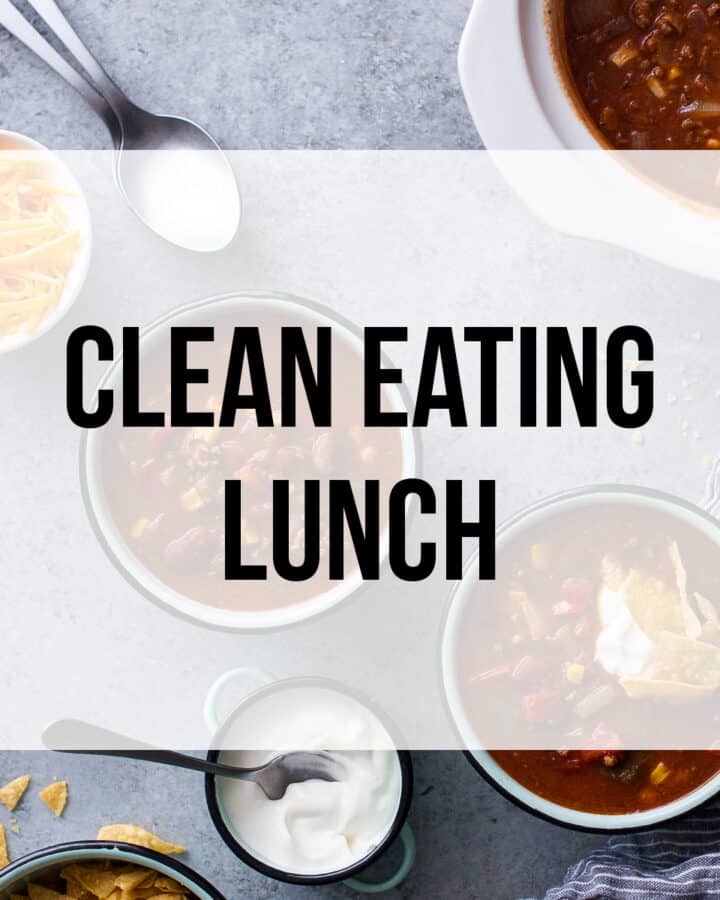 clean eating lunch ideas