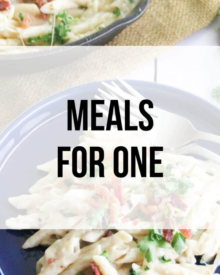 meals for one person