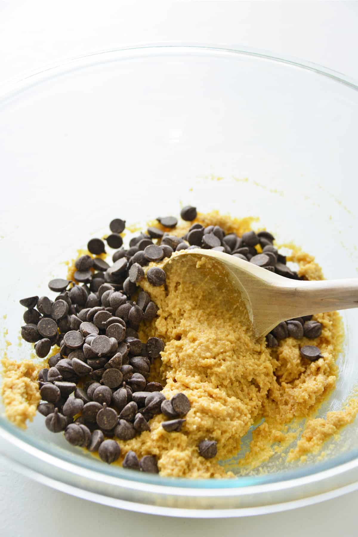 Stir in the chocolate chips