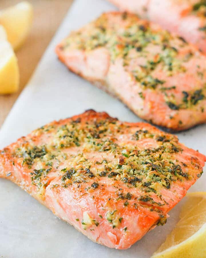 baked salmon with lemon