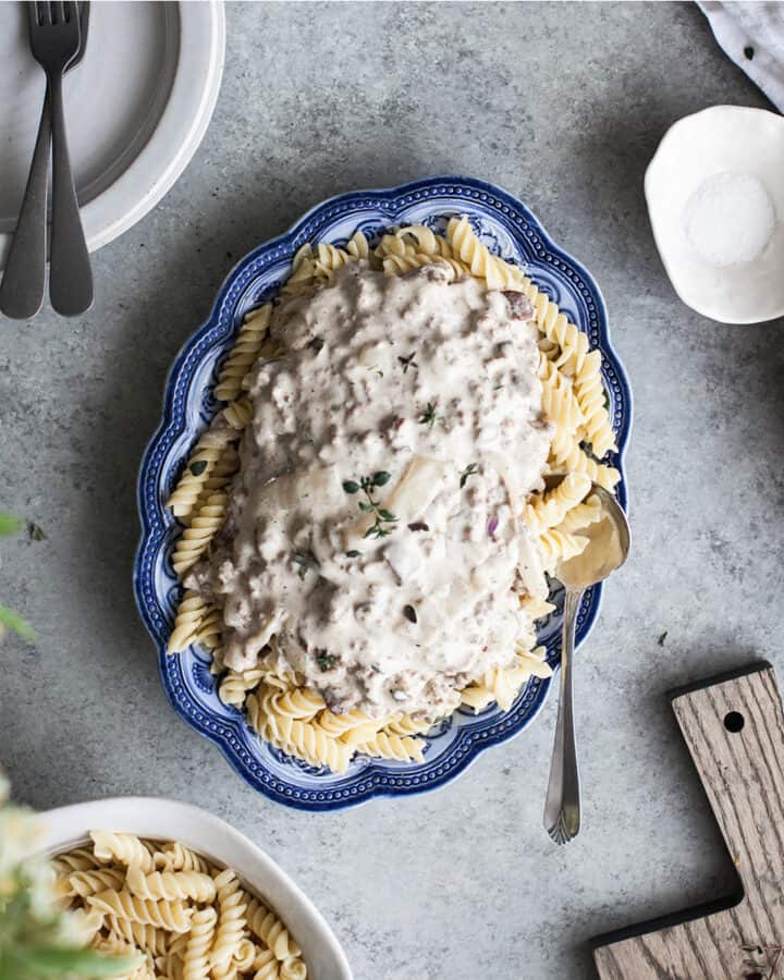 beef stroganoff without cream of mushroom soup