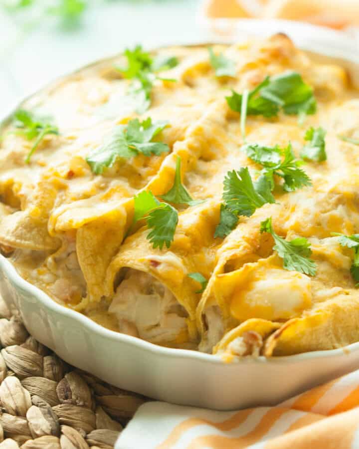 cream cheese chicken enchiladas