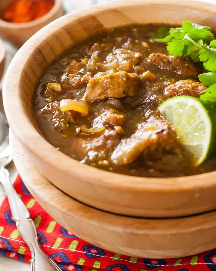 crock pot pork green chili