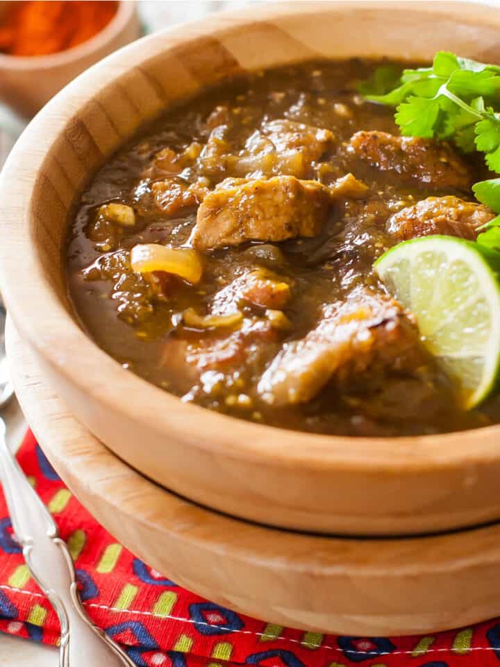 crock pot pork green chili