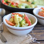 mixed vegetable curry with coconut milk