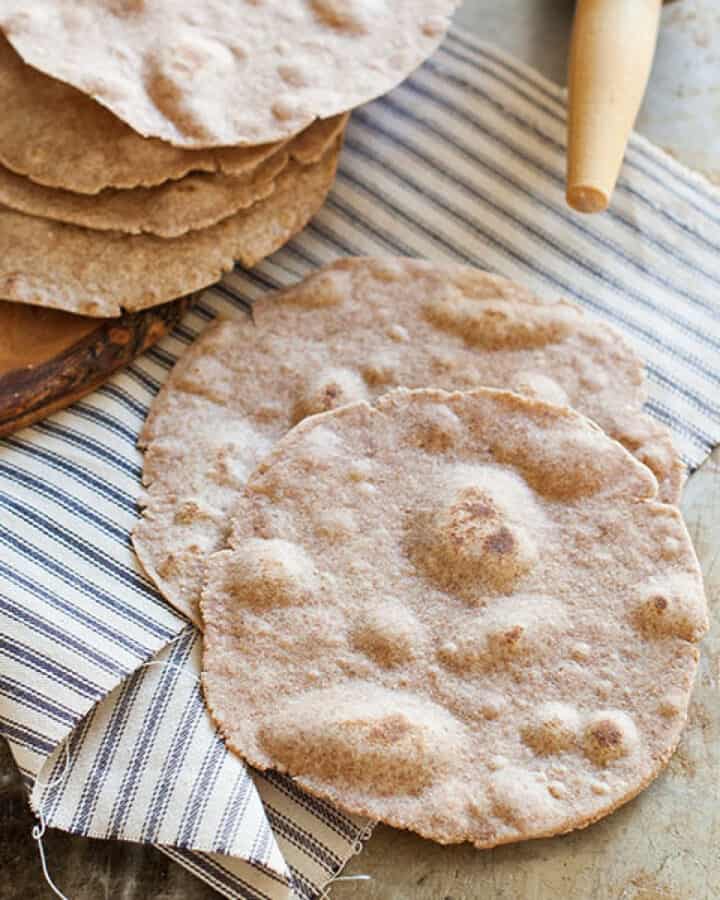 spelt tortillas